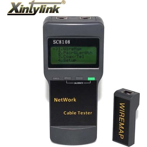 Xintylink network cable tester ethernet wiremap rj45 cat5 cat5e cat6 cat7 wire breakpoint length range finder find line