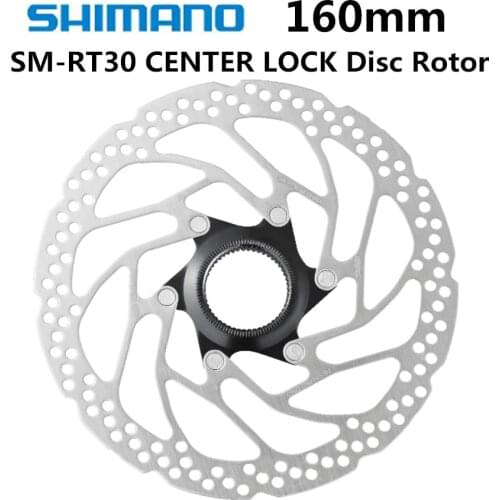 SHIMANO DEORE SM RT30 Brake Disc CENTER LOCK Disc Rotor Mountain Bikes Disc M615 M6100 M6000 Brake Disc 160MM 180MM MTB