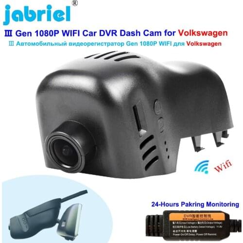 HD 1080P WIFI 24H Dash Cam Car Dvr Camera for Volkswagen vw Touareg golf Polo Tiguan Passat Touran Jetta Arteon Multivan Magotan