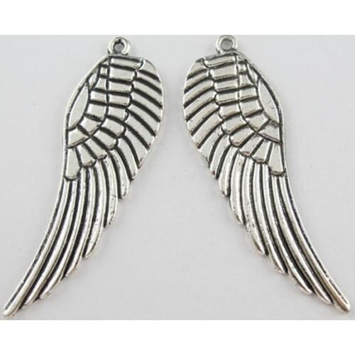 Vintage Alloy Angel Wings Golf clubs Heart Boys Girls Hat Crocodile Connectors Hammer Horse Charms Pendant For Jewelry Bracelet