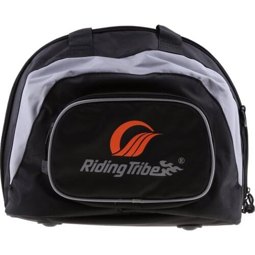 Premium Nylon Motorcycle Helmet Bag Waterproof Helmet Case Side And Inner Pockets Dustproof Shoulder Bag Helmet Bag