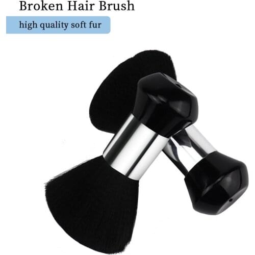 High Quality Black Soft Haircut Cleaning Brush Barber Neck Duster Brush