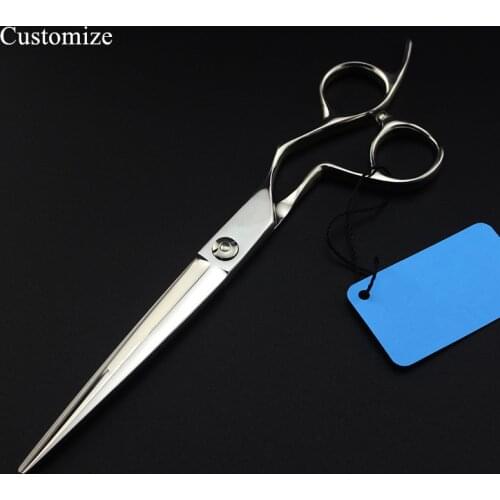 Customize logo japan 7 '' Pet dog grooming hair scissors dog cutting barber makas pet grooming cut shears hairdressing scissors