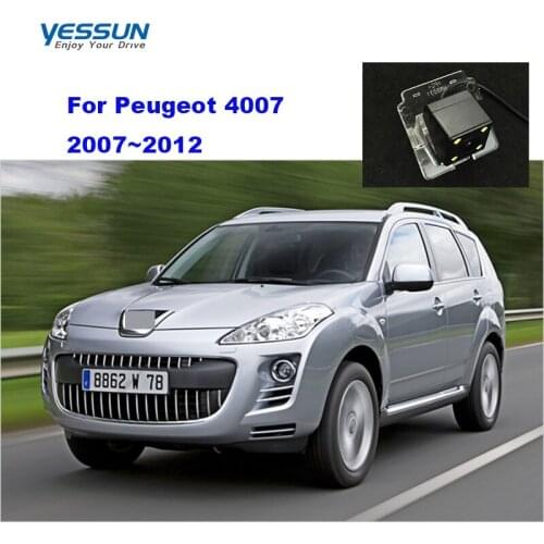 Yessun rear view camera For Peugeot 4007 2007~2012 dynamic camera/1208*720P parking camera/licese plate camera