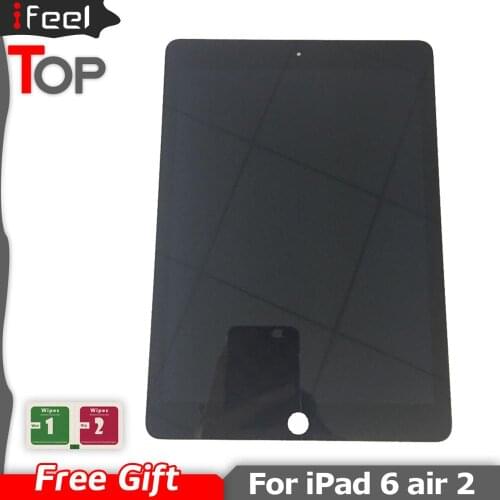 LCD For Apple iPad 6 Air 2 A1567 A1566 9.7'' LCD Display Touch Screen Digitizer Assembly Replacement Free Shipping
