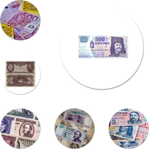 58mm Hungarian Forint Icons Pins Badge Decoration Brooches Metal Badges For Backpack Decoration
