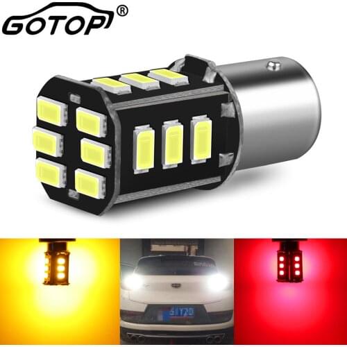 1pcs 360° P21W 1156 BA15S BAU15S PY21W Led Bulb 1157 BAY15D P21/5W T25 3156 3157 T20 7440 7443 Led W21W W21/5W Car Signal Lamp