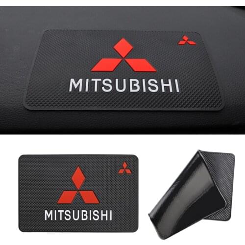 1Pcs Car Non-Slip Mat Interior Dashboard Phone PVC Anti-Slip Sticky Gel Pad For Mitsubishi Lancer ASX Mirage Pajero-Sport Xpande