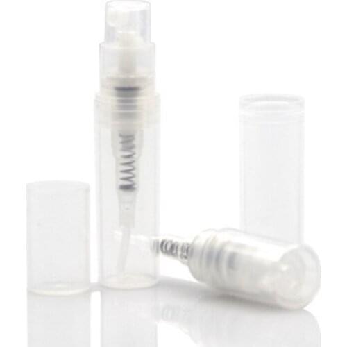 10pcs 2ml Portable Travel Skin Care Liquid Empty Bottle Perfume Container Refillable Essential Cosmetic Atomizer Spray bottles