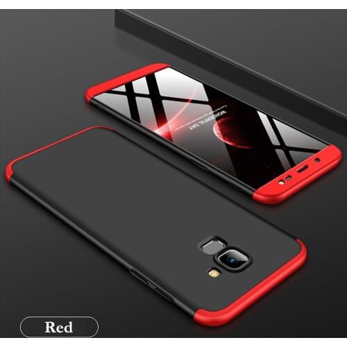 3In1 Full Body Protective Armor Case + Tempered Glass Screen Protector Cover For Samsung Galaxy J6 2018 J600 SM-J600F J600G/ On6