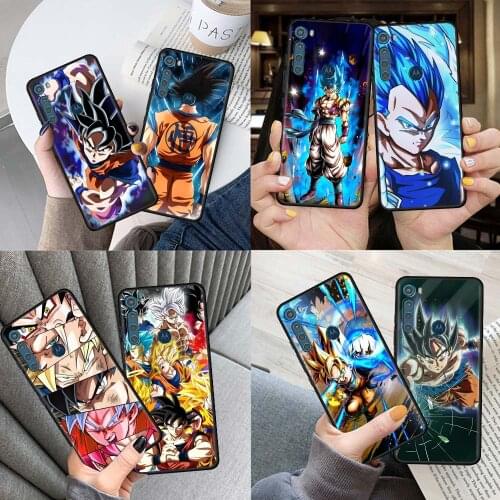 Phone Case for Motorola One Fusion G9 Play G8 Power Edge Plus G10 E6s G Stylus Tpu Soft Capa Cover Anime Son Goku