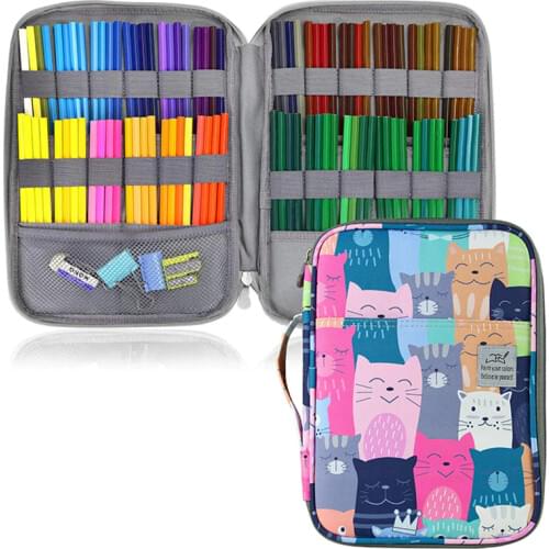 96 Holes School Pencil Case for Girls Boys Pencilcasee Cute Large Pen Box Big Cartridge Kawaii Stationery Penal Bag Supplies Kit