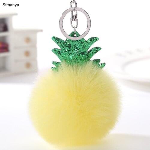 Hot Men New Christmas Tree Fur High Quality Key Holder Bag Vintage Accessories New Women Best Couple gift Jewelry K2048