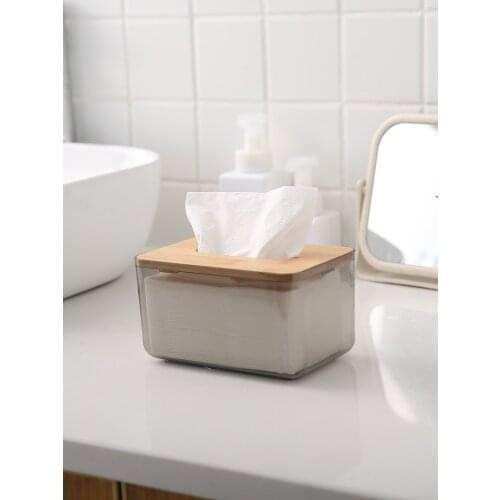 Toilet Paper Holder Square Tissue Box Container Organizer Dispenser Napkin Tissue Boxes Storage Servilletero Wipe Case BW50ZJ
