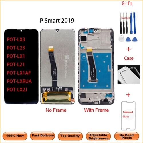 Original Display for Huawei P Smart 2019 LCD Display Screen Touch Digitizer Assembly P Smart 2019 LCD Screen With Frame Replace