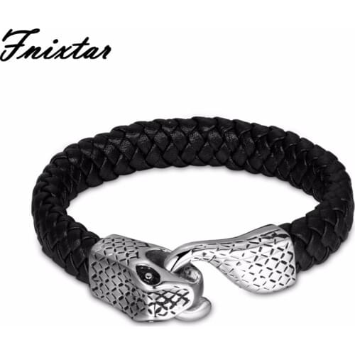 Мужские кожаные браслеты Fnixtar China At AliExpress