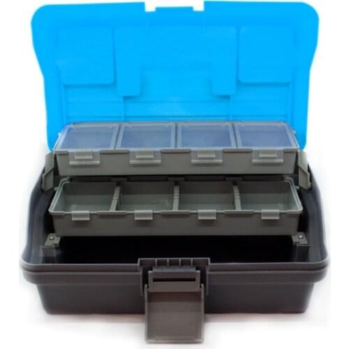 Waterproof 3 Layer Fishing Tackle Box Fly Fishing Storage Case Portable Fishing Gear Strong Corrosion Resistant Storage Box