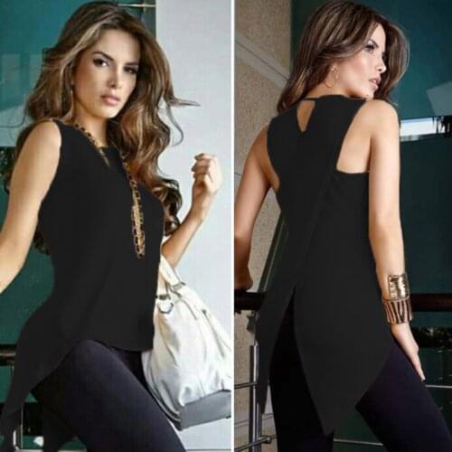 Manubeau Sleeveless Blouses