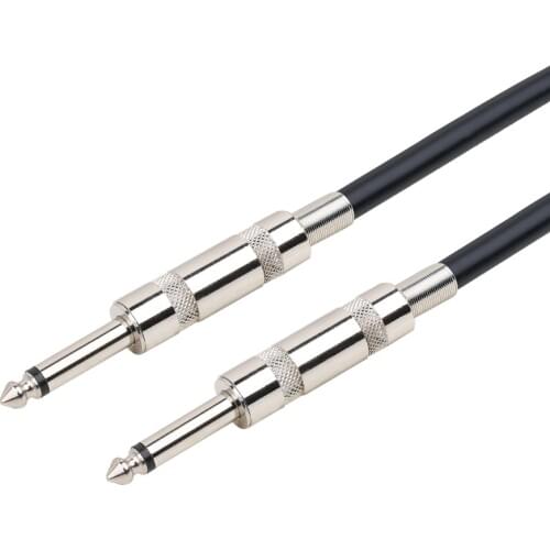 6.5/6.35/6.3 to 6.5/6.35/6.3 mono track cable toward male to male mono audio line cables Audio equipment Signal lines