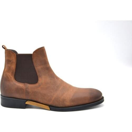 Mens Casual Boots Winter Men Casual Boots Leather Boots Daily Shoes