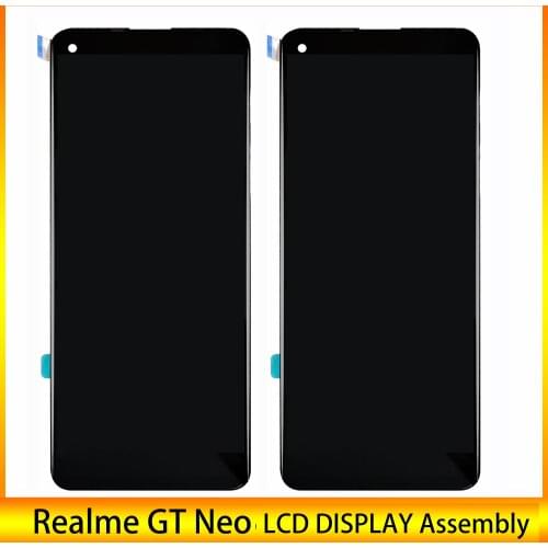 2021 Original Black 6.43 inch For Realme GT Neo RMX3031 LCD DIsplay Touch Screen Digitizer Panel Assembly Replacement parts