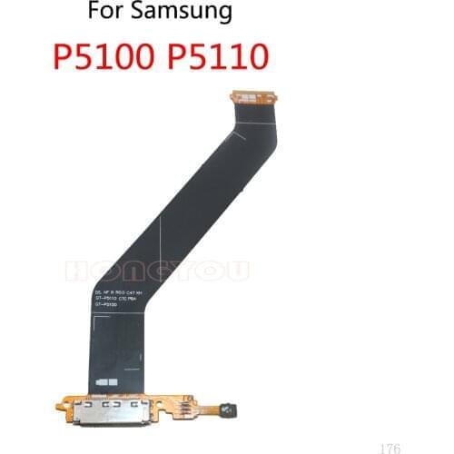 Original USB Charging Dock Connector Charge Port Socket Jack Plug Flex Cable For Samsung Galaxy P5100 P5110 GT-P5100 Tab 2 10.1
