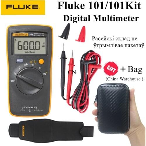 FLUKE 101 101KIT High Precision Digital Multimeter Handheld Pocket Mini Portable Electrician Multimeter