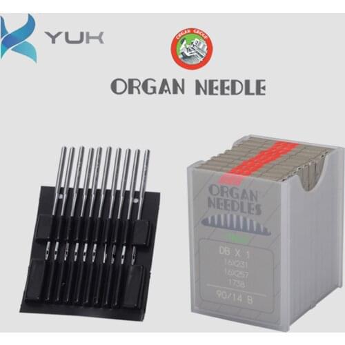 1Box for 100PCS Japan Genuine Organ DB*1 Machine Needle Double Needle Chain Type Embedded Clamp Sewing Needle