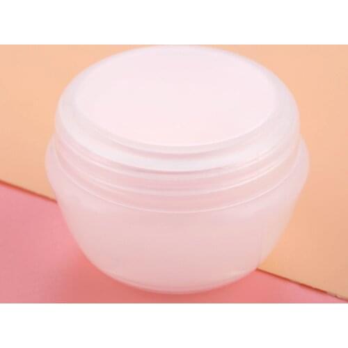 1pc 20g/30g/50g ml Empty Plastic Travel Cosmetic Jars Makeup Container Mushroom Bottles Vials Face Cream Sample Pots Gel Boxes