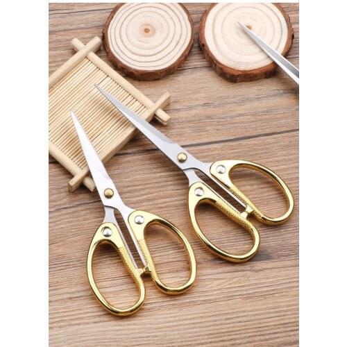 1 Pcs Professional Sewing Scissors Cuts Straight and Fabric Clothing Tailors Scissors Household Stationery office scissors Tool