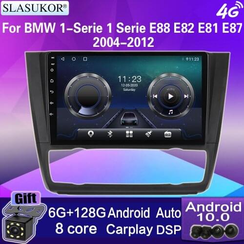 9" Android 10 For BMW 1-Serie 1 Serie E88 E82 E81 E87 2004-2012 Car radio Stereo Receiver Multimedia Video Player AUTO 360Camera