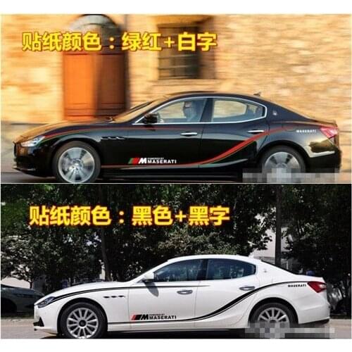 Car stickers FOR Maserati ghibli body sports car decorative decals ghibli personalized custom stickers