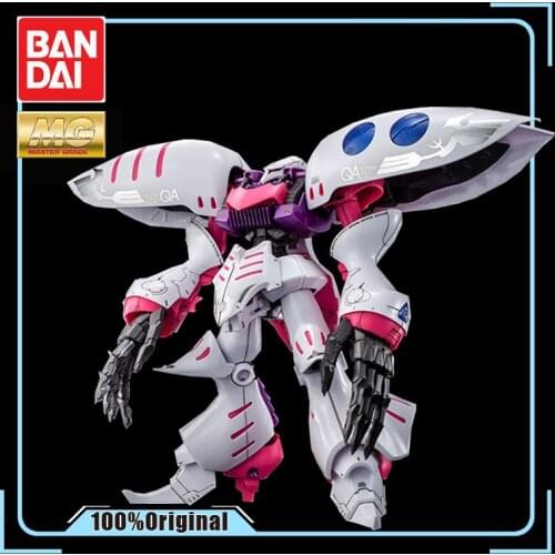 BANDAI PB Limit MG 1/100 AMX-004E Qubeley EMBELLIR Gundam Assembling Model Action Toy Figures Childrens Gifts