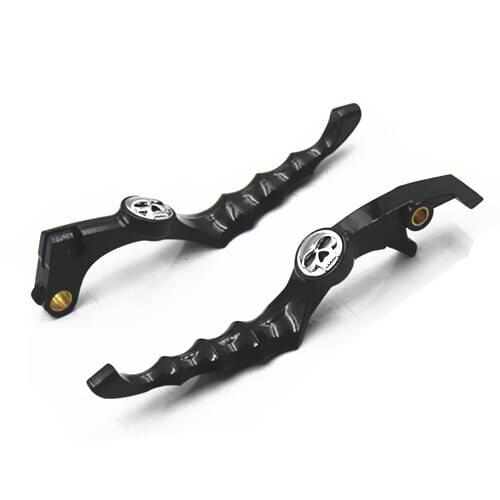 Black Skull Zombie Brake Clutch Lever Motorcycle For Shadow 400 600 750 110 Magna 750 CBR600 F1 F2 F3 F4 F4i