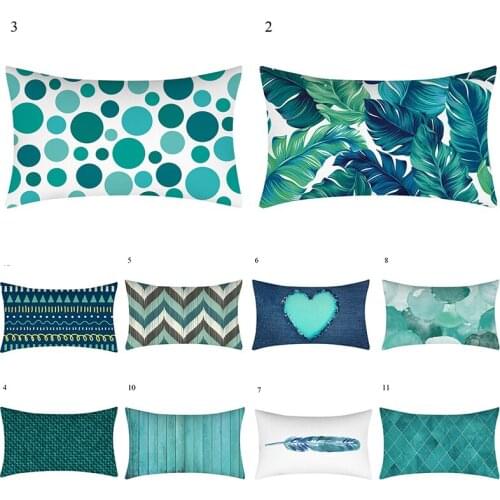 Decorative Throw Pillows Tropical plants Pillow Cover 30x50 Polyester Cushion Cover Decoration Pillowcase Cushions Home Decor