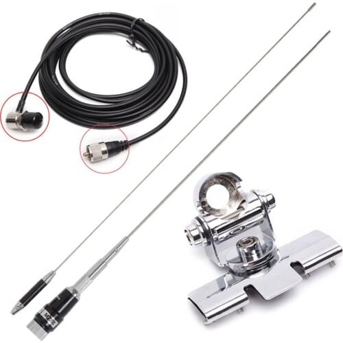 NAGOYA M288 Dual Band VHF/UHF 144/430MHz 3.5/6.0dBi High Gain Amateur Car Radio Mobile/Station Antenna Upgrade M285 Antenna