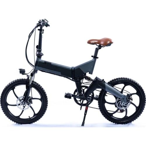 Electric bike 7speed Mountain/Snow/Beach ebike 20*4.0inch Fat Tire Aluminum Foldable electric Bicycle 48V12A 500W Powerful bike