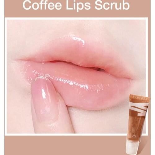 Coffee Lips Scrub Exfoliating Lips Moisturizer Lips Care Gel Balm
