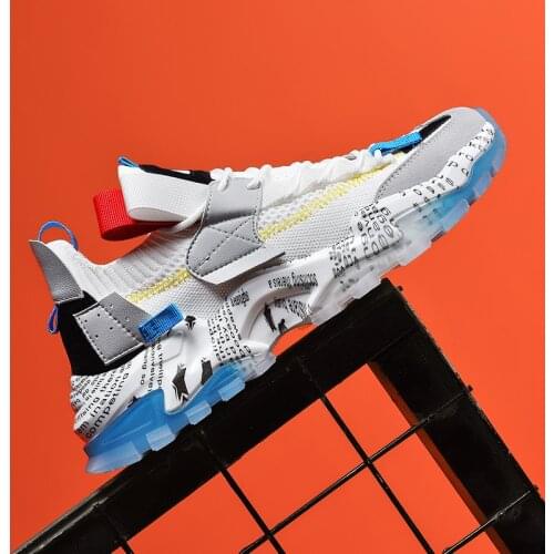 New Arrival Men Casual Shoes Thick Bottom Mesh Sneakers For Men Adult Breathable Height Increasing Sport Shoes Chunky Footwear