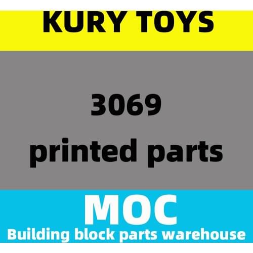 Kury Toys DIY MOC For 3069 printed parts Building block parts For Glass for brick toys
