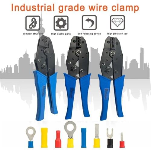 LX Series Crimping Pliers Multitool Straight Terminal Crimper Pliers Connector Hand Tools Alicate Decapador