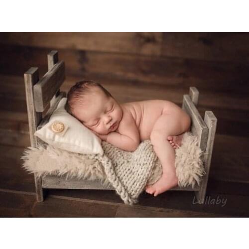 Baby Photography Props Wooden Posing Props Baby Photo Bed Infant Shoot Bed Creative Posing Container Newborn Photo Big Props