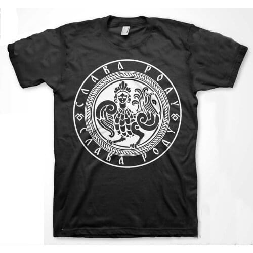 Slavic God Protector Bygone Wisdom T-Shirt. Summer Cotton Short Sleeve O-Neck Mens T Shirt New S-3XL