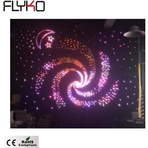 LED decorating Fiber optic light Star Ceiling high quality panel 600*600mm for event