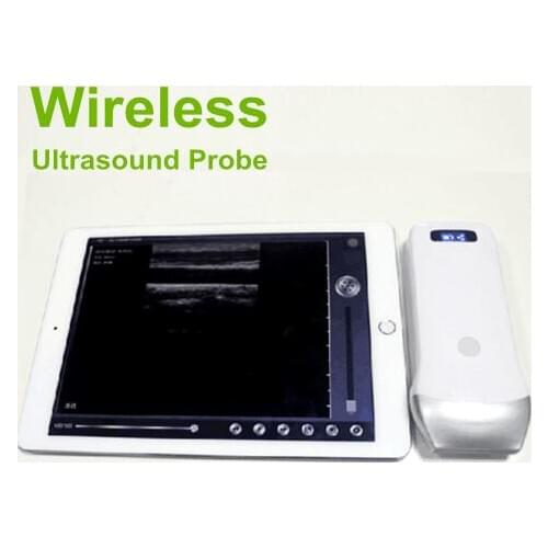 3.5-10.0 Mhz 80-129 elements wireless ultrasound linear probe with Reverse harmonic function with FDA, CE and ISO free shipping
