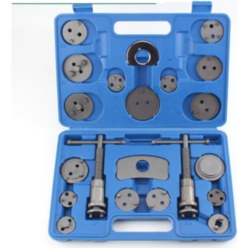 21pcs Universal Auto Car Precision Disc Brake Caliper Wind Back Tool Kit Piston Compressor Wind Back Car Repair Tool Kit
