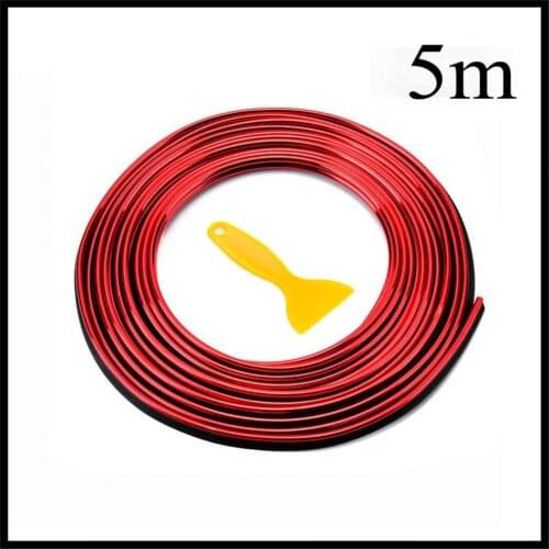 5M Car Seal Styling Interior Stickers Decoration Strip for Toyota Yaris Hiace Prius V Hilux Land Tacoma Tercel Tiara Van Venza