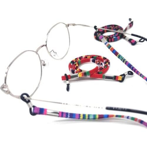 Bohemian Eyeglass Sunglasses Chains Neck String Cord Retainer Strap Eyewear Lanyard Holder High-end Ethnic Rope Glasses Chain