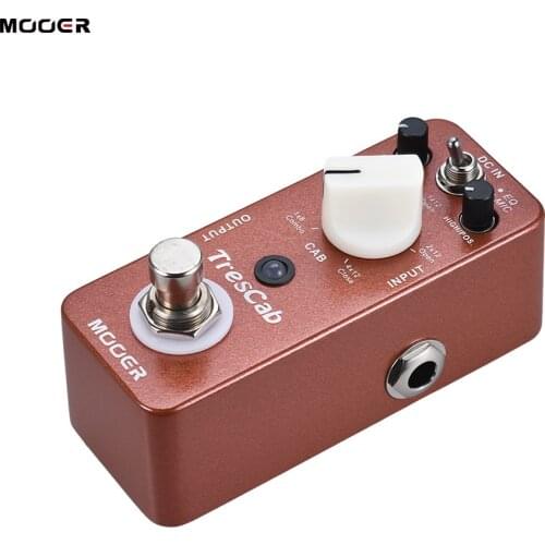 High-quality MOOER TresCab digital Cabinet Simulated Simulator Guitar Effect Pedal True Bypass Full Metal Shell