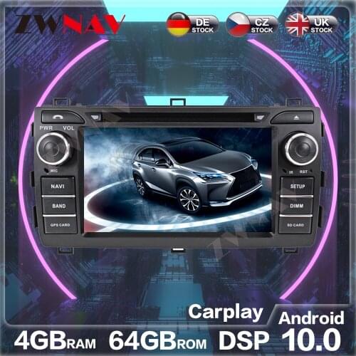 ZWNAV Android 10 2 Din Car DVD Multimedia Player For TOYOTA AURIS 2013-2015 WIFI Car Radio Stereo GPS Navigation Headunit Auto